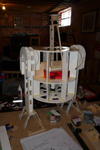 12" Diameter R2-D2 flying model rocket / robot