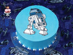 R2D2 Star Wars Cake logo