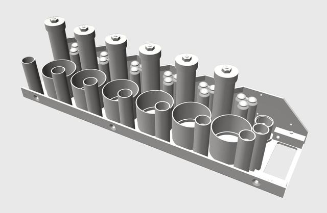 TinyP MSE-6 Top Rack with Tube Sockets