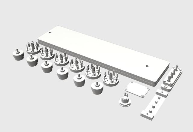 TinyP MSE-6 Top Rack Lower Parts with Tube Sockets