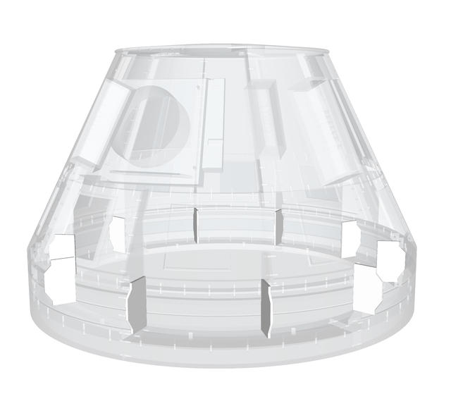 TinyP R0 Dome - Ring Support Ribs x10