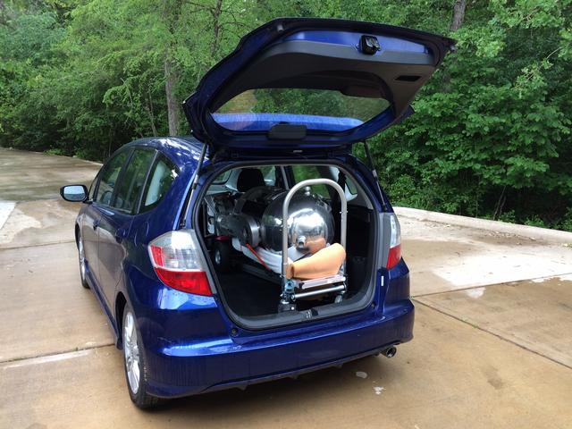 R2 packed in Honda