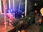 Halloween at Burke Vader's pad.