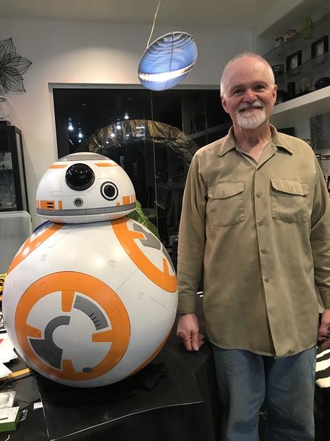 Monty and his BB-8 small