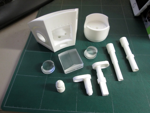 Resin periscope parts