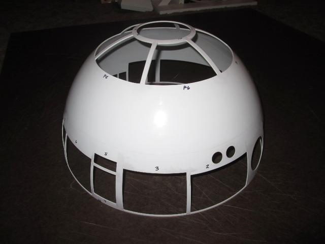 Completed outer dome