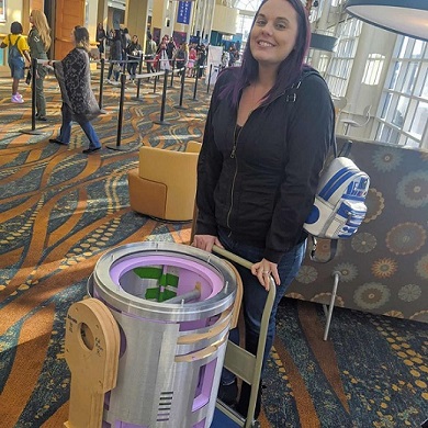 Me and R2RE at Long Beach Comic Expo 2020