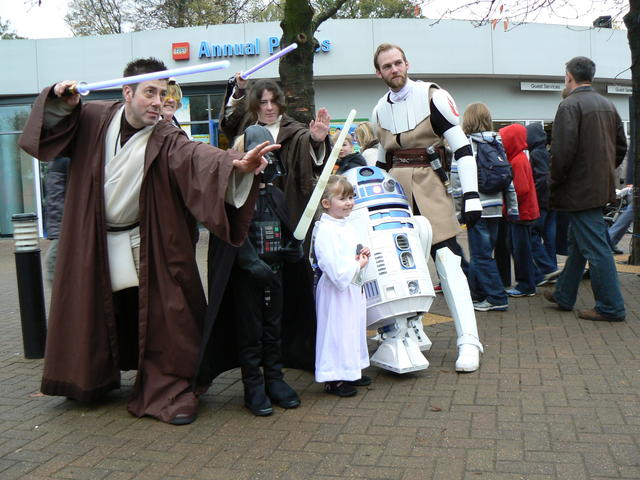 R2 at Legoland Star Wars Fireworks Event 2008