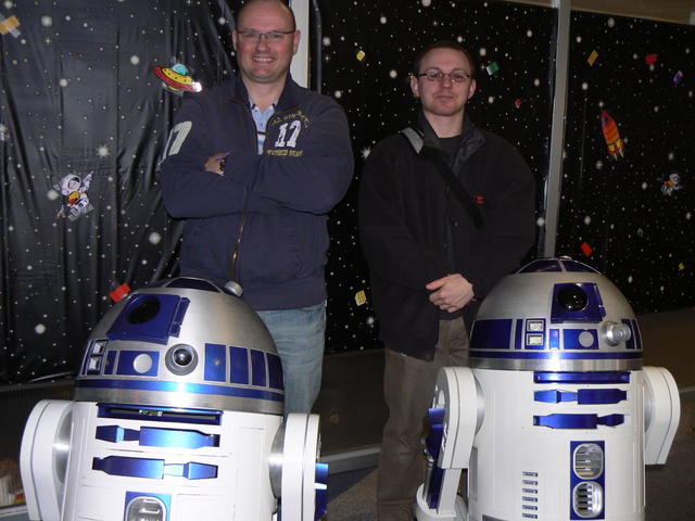 me, oliver and our droids at legoland