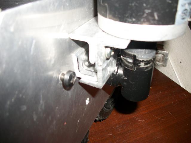 motor mount, side view