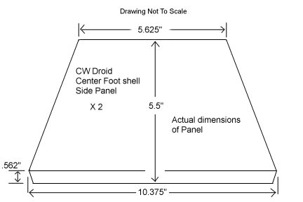 CW R2 Center foot side panel