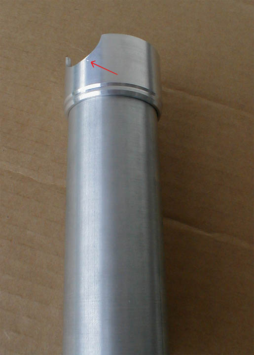 Periscope riser tube - scratch