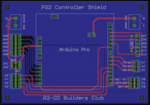 PS2 Controller Shield - Board A