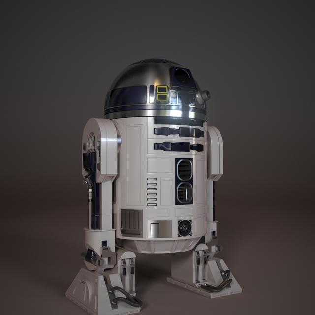 3D R2...first test with old spherical dome