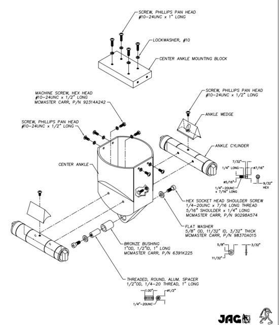 JAG Center ankle