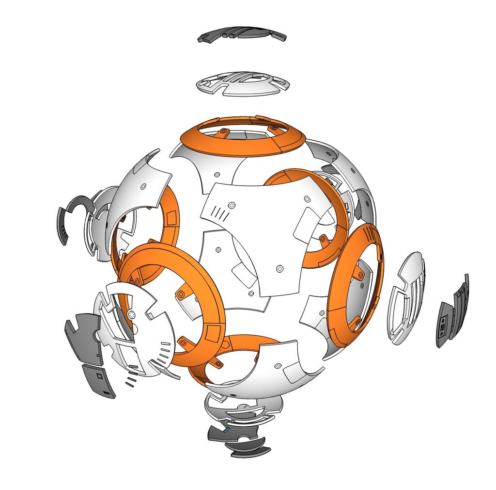 BB-8 Body V4 Expolded View